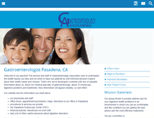 Tablet Screenshot of pasadenagastro.net